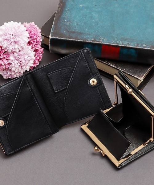 Clelia(クレリア)の「エナメルラメ加工がま口ミニ財布(財布・レディース・ブルー/グリーン・ONE SIZE)」の3枚目の写真