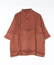 CUSTOM CULTURE（カスタムカルチャー）の「【Custom Culture】キュプラTWILL ドルマン ショートスリーブ シャツ（シャツ/ブラウス）」