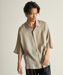 CUSTOM CULTURE（カスタムカルチャー）の「【Custom Culture】キュプラTWILL ドルマン ショートスリーブ シャツ（シャツ/ブラウス）」