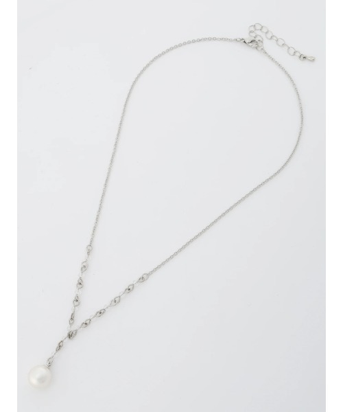 LIPSERVICE(リップサービス)の「ドロップパールクリアネックレス(ネックレス・レディース・ゴールド/シルバー・FREE)」の3枚目の写真