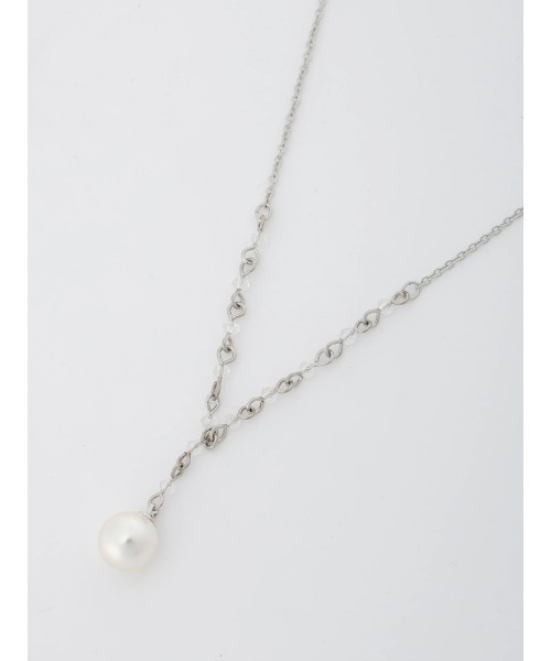 LIPSERVICE(リップサービス)の「ドロップパールクリアネックレス(ネックレス・レディース・ゴールド/シルバー・FREE)」の4枚目の写真