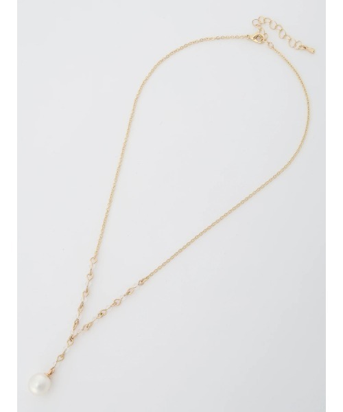 LIPSERVICE(リップサービス)の「ドロップパールクリアネックレス(ネックレス・レディース・ゴールド/シルバー・FREE)」の6枚目の写真
