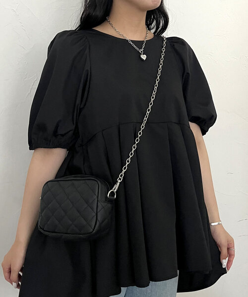 prose verse（プロズヴェール）の「2wayストラップキルティングミニショルダーバッグ（ショルダーバッグ・レディース・ブラック系その他2/ブラック系その他・ﾌﾘ-）」の3枚目の写真