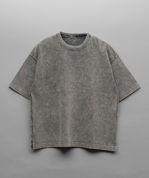 MAISON SPECIAL（メゾンスペシャル）の「《UNISEX》Chemical Over-Dye Prime-Over Crew Neck T-Shirt/ケミカルオーバーダイプライムオーバークルーネックTシャツ【MAISON SPECIAL/メゾンスペシャル】（Tシャツ/カットソー・メンズ・サックスブルー/オフホワイト/ラベンダー/ブラック・1/0/2）」の13枚目の写真