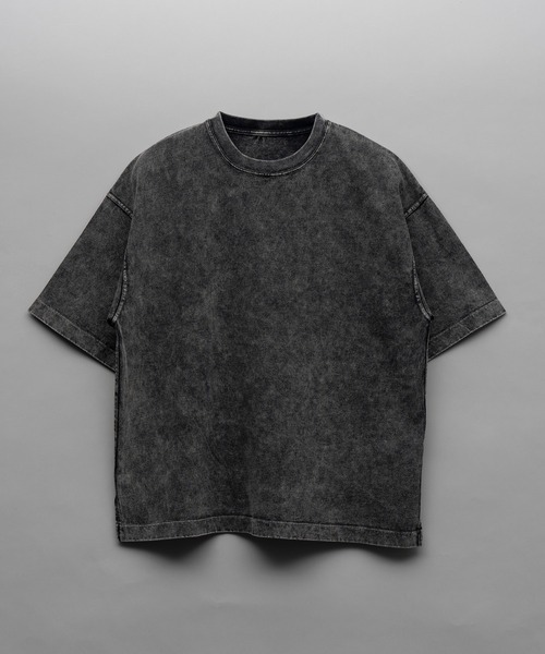 MAISON SPECIAL（メゾンスペシャル）の「《UNISEX》Chemical Over-Dye Prime-Over Crew Neck T-Shirt/ケミカルオーバーダイプライムオーバークルーネックTシャツ【MAISON SPECIAL/メゾンスペシャル】（Tシャツ/カットソー・メンズ・サックスブルー/オフホワイト/ラベンダー/ブラック・1/0/2）」の14枚目の写真