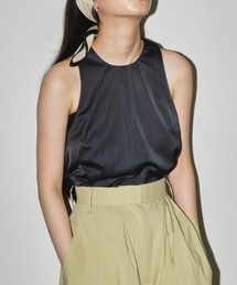 TODAYFUL Sleeveless Satin Tops 12410417