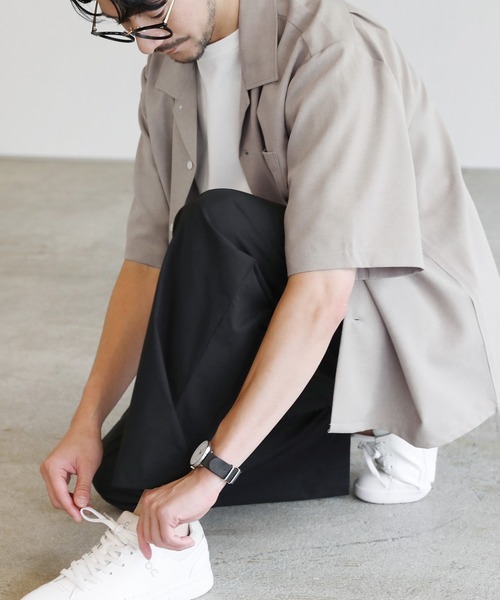 SPU(スプ)の「SOLOTEX(R)2タックテーパードスラックスパンツ(スラックス・メンズ・ブラック/ネイビー/チャコール・M/L/XL)」の8枚目の写真