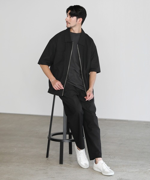 SPU(スプ)の「SOLOTEX(R)2タックテーパードスラックスパンツ(スラックス・メンズ・ブラック/ネイビー/チャコール・M/L/XL)」の14枚目の写真