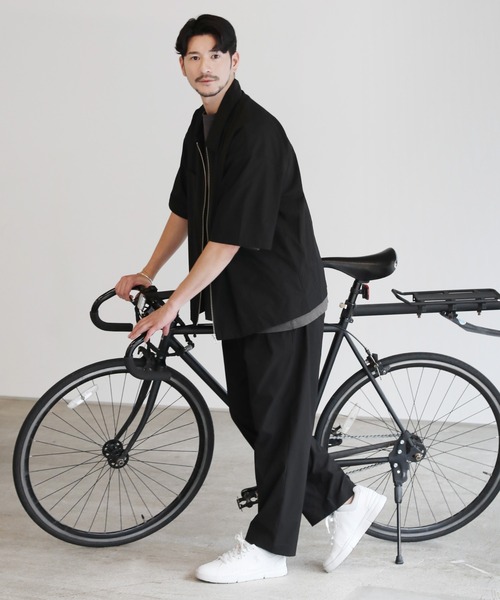 SPU(スプ)の「SOLOTEX(R)2タックテーパードスラックスパンツ(スラックス・メンズ・ブラック/ネイビー/チャコール・M/L/XL)」の15枚目の写真