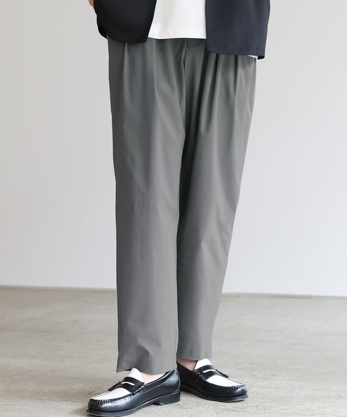 SPU(スプ)の「SOLOTEX(R)2タックテーパードスラックスパンツ(スラックス・メンズ・ブラック/ネイビー/チャコール・M/L/XL)」の17枚目の写真