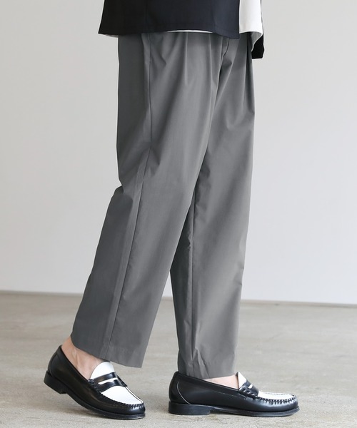 SPU(スプ)の「SOLOTEX(R)2タックテーパードスラックスパンツ(スラックス・メンズ・ブラック/ネイビー/チャコール・M/L/XL)」の18枚目の写真