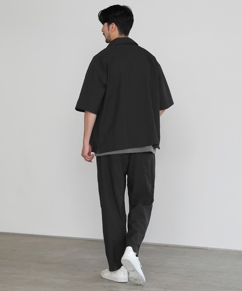 SPU(スプ)の「SOLOTEX(R)2タックテーパードスラックスパンツ(スラックス・メンズ・ブラック/ネイビー/チャコール・M/L/XL)」の13枚目の写真