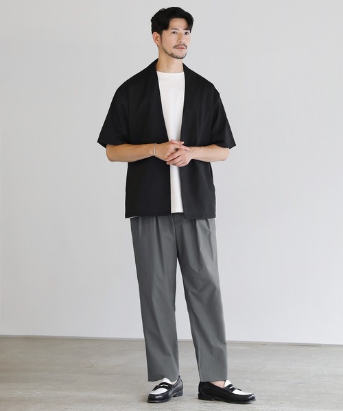 SPU(スプ)の「SOLOTEX(R)2タックテーパードスラックスパンツ(スラックス・メンズ・ブラック/ネイビー/チャコール・M/L/XL)」の22枚目の写真