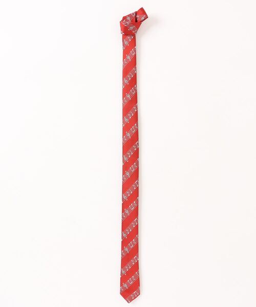 THE MORNING AFTER（ザ モーニング アフター）の「3.5cm音符柄ネクタイ（ネクタイ・メンズ・レッド/ピンク/レッド系その他/ネイビー/パープル/ブラック/ワイン/シルバー/ブルー・FREE）」の2枚目の写真