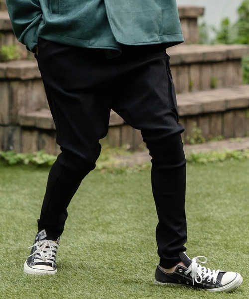 CAMBIO(カンビオ)の「mp12548-Stretch Twill Single Pocket Cargo Jodhpurs Pants ジョッパーズパンツ(カーゴパンツ・メンズ・ブラック/オリーブ/ベージュ・S/M/L)」の2枚目の写真