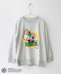 POPEYE（ポパイ）の「POPEYE ポパイ オーバーサイズ  ミニ裏毛 トレーナー（スウェット）」