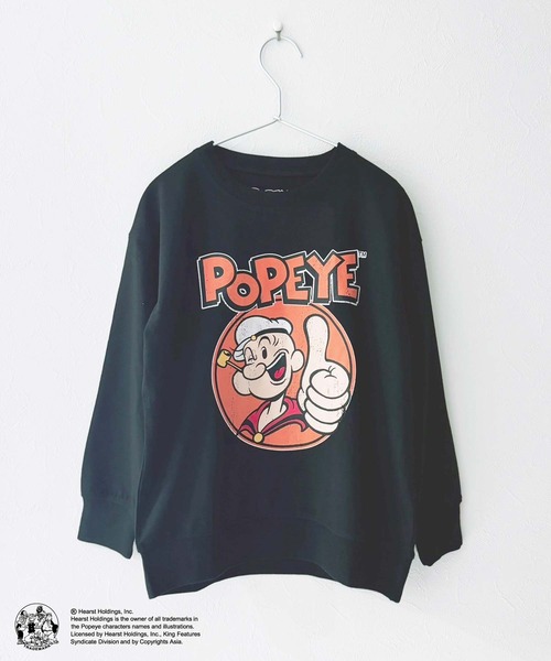 セール】POPEYE ポパイ オーバーサイズ ミニ裏毛 トレーナー