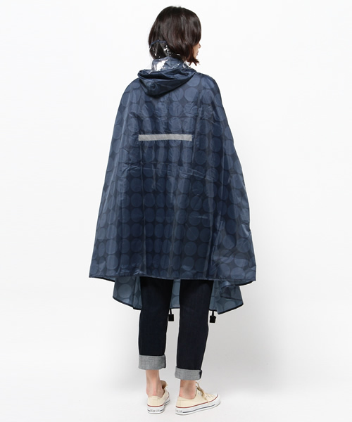 LBC(エルビーシー)の「レインサイクルコート(レインコート/ポンチョ・レディース・イエロー/グリーン/スカイブルー・ONE SIZE)」の6枚目の写真