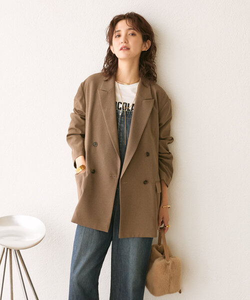 RIVE DROITE(リヴドロワ)の「【シーズンムードを高める】フェイクファーハンドバッグ(ハンドバッグ・レディース・ベージュ/ダークブラウン・FREE)」の5枚目の写真