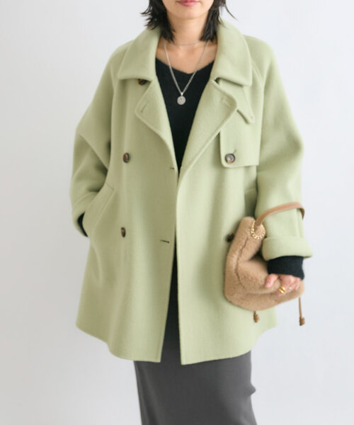 RIVE DROITE(リヴドロワ)の「【シーズンムードを高める】フェイクファーハンドバッグ(ハンドバッグ・レディース・ベージュ/ダークブラウン・FREE)」の9枚目の写真