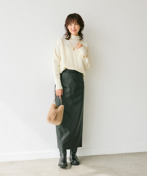 RIVE DROITE(リヴドロワ)の「【シーズンムードを高める】フェイクファーハンドバッグ(ハンドバッグ・レディース・ベージュ/ダークブラウン・FREE)」の14枚目の写真