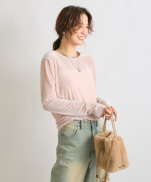 RIVE DROITE(リヴドロワ)の「【シーズンムードを高める】フェイクファーハンドバッグ(ハンドバッグ・レディース・ベージュ/ダークブラウン・FREE)」の21枚目の写真