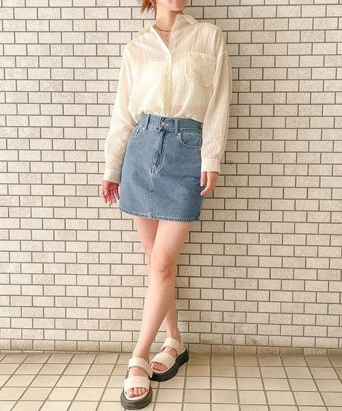 GORGE（ゴージ）の「ポケット刺しゅうスカート（デニムスカート）」 - WEAR