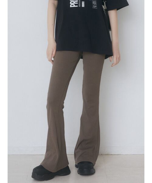 EMODA（エモダ）の「ストレッチリブパンツ（その他パンツ・レディース・ブラウン/ブラック・MEDIUM/SMALL）」の16枚目の写真