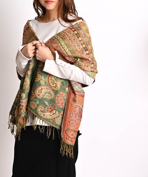 RUDE GALLERY ストール　ペイズリー　総柄　チバユウスケ　新品 RUDE GALLERY ストール ペイズリー 総柄 チバユウスケ 新品 ストール