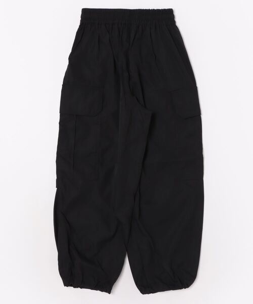 GORGE(ゴージ)の「《ルーズ×ミリタリー》レディース Bigカーゴパンツ ポケット付き ウエストゴム ゆったり 春夏秋(カーゴパンツ・レディース・カーキ/ブラック/ピンク/ライトグレー・F)」の5枚目の写真