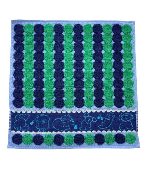 Brunch Brother（ブランチブラザー）の「タオルハンカチ <丸ポコポコ> / ブランチブラザー（ハンカチ/ハンドタオル・レディース・ネイビー/ピンク/グリーン・FREE）」の5枚目の写真