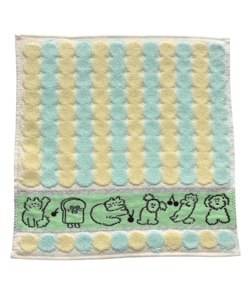 Brunch Brother（ブランチブラザー）の「タオルハンカチ <丸ポコポコ> / ブランチブラザー（ハンカチ/ハンドタオル・レディース・ネイビー/ピンク/グリーン・FREE）」の4枚目の写真