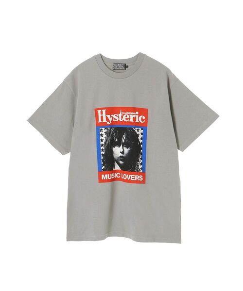 [HYSTERIC GLAMOUR]HG MUSIC MAGAZINE Tシャツ HYSTERIC GLAMOUR（ヒステリックグラマー）の「HG MUSIC