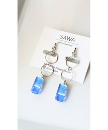 【sawa】2連フープイヤリング(MA)