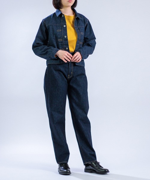 D.M.G / ディーエムジー] 12.5ozデニム カーブラインパンツ