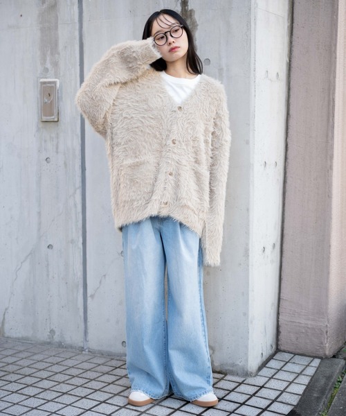 WEGO(ウィゴー)の「WEGO/フェザーカーディガン(カーディガン/ボレロ・メンズ・ブルー/オフホワイト/グレー/ブラック・SMALL/MEDIUM/LARGE)」の21枚目の写真