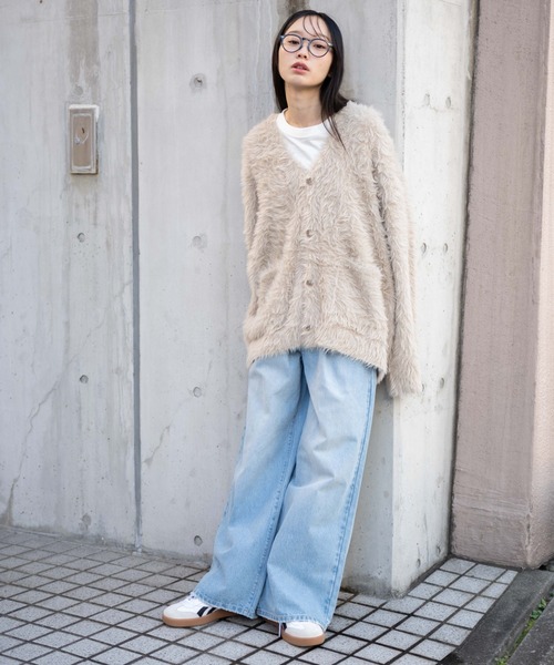 WEGO(ウィゴー)の「WEGO/フェザーカーディガン(カーディガン/ボレロ・メンズ・ブルー/オフホワイト/グレー/ブラック・SMALL/MEDIUM/LARGE)」の22枚目の写真