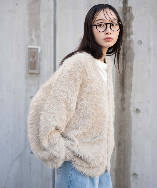 WEGO(ウィゴー)の「WEGO/フェザーカーディガン(カーディガン/ボレロ・メンズ・ブルー/オフホワイト/グレー/ブラック・SMALL/MEDIUM/LARGE)」の19枚目の写真