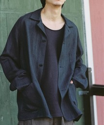 LIDNM（リドム）の「RAYON LINEN CHORE JACKET（ブルゾン・メンズ）」