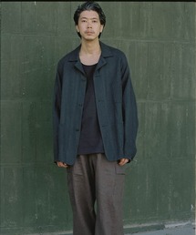 LIDNM リドム LINEN CROPPED CHORE JACKET M LIDNM / Llife ONLINE STORE / LINEN CROPPED CHORE JACKET