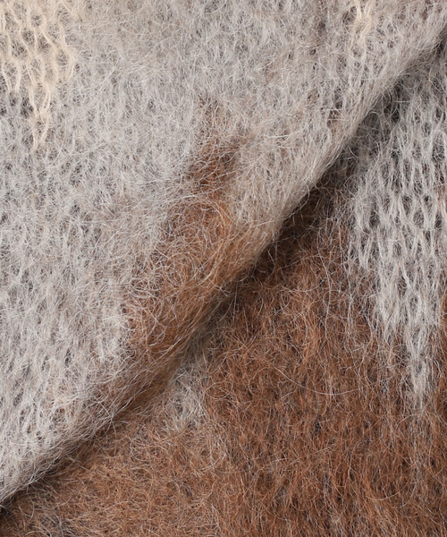 JOURNAL STANDARD J.S HOMESTEAD（ジャーナルスタンダードホームステッド）の「J.S.Homestead / Stead モヘアミックス ジグザグカーディガン（カーディガン/ボレロ・メンズ・ブラック/ネイビー/チャコールグレー/グリーン・MEDIUM/LARGE）」の20枚目の写真