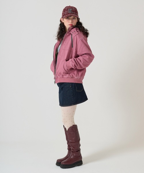 TINA：JOJUN（ティーナジョジュン）の「チェック柄 キャップ TINA：JOJUN（キャップ・レディース・グリーン/ネイビー/バーガンディー・F）」の21枚目の写真