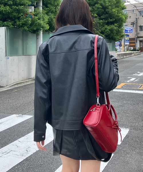 セール】◇レギュラー フェイクレザーライダース セットアップ可能