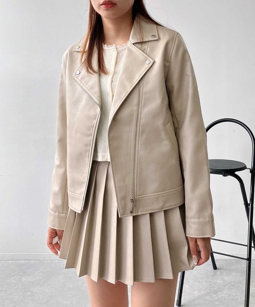 セール】◇レギュラー フェイクレザーライダース セットアップ可能