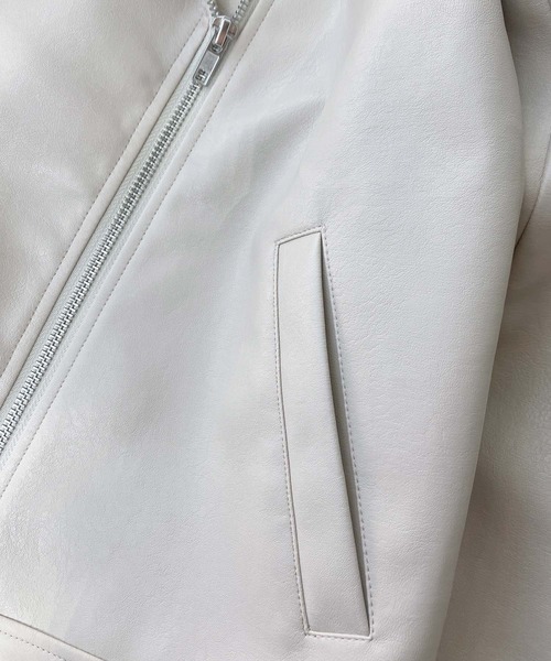 セール】◇レギュラー フェイクレザーライダース セットアップ可能