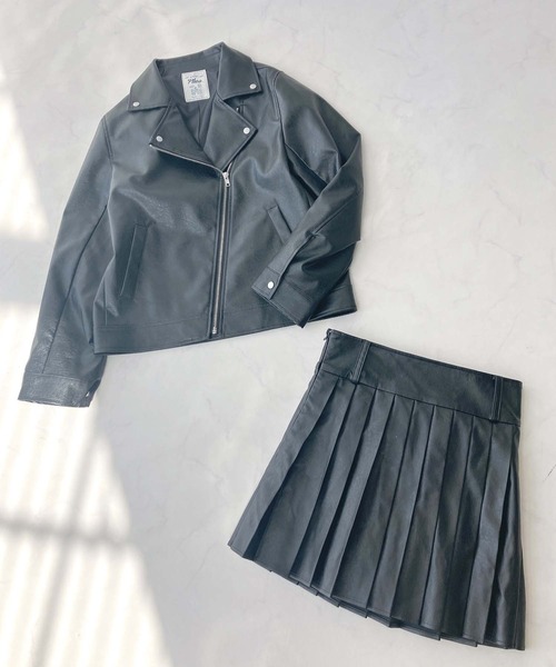 セール】◇レギュラー フェイクレザーライダース セットアップ可能