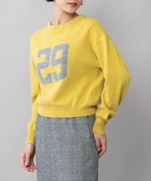 Munich | メリノウールジャガード編みナンバリングニットプルオーバー(ニット/セーター)