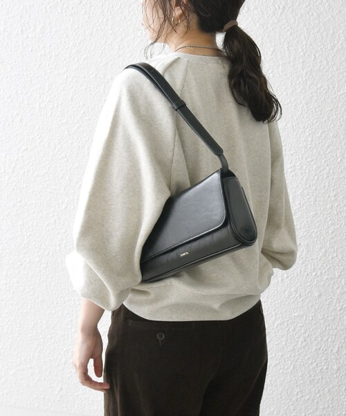 SHIPS any:〈洗濯機可能〉USAコットン 裏起毛 ショルダー タック パフ