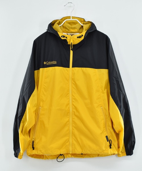 Columbia（コロンビア）の「【ヴィンテージ古着】90's Columbia パッカブル フルジップ パーカー ナイロンジャケット（ナイロンジャケット・メンズ・イエロー・LARGE）」の4枚目の写真
