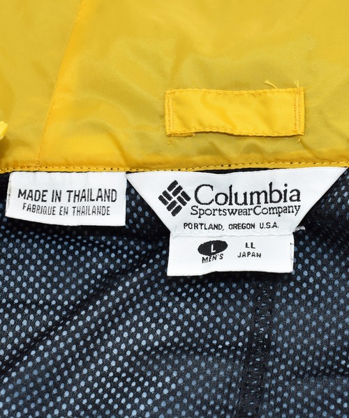 Columbia（コロンビア）の「【ヴィンテージ古着】90's Columbia パッカブル フルジップ パーカー ナイロンジャケット（ナイロンジャケット・メンズ・イエロー・LARGE）」の12枚目の写真